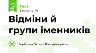 Відміни й  групи іменників