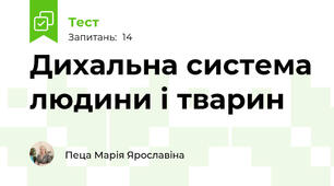 Дихальна система людини і тварин