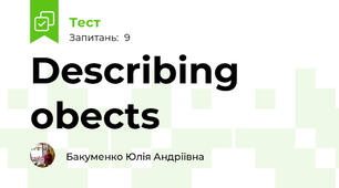 Describing obects