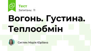 Вогонь. Густина. Теплообмін
