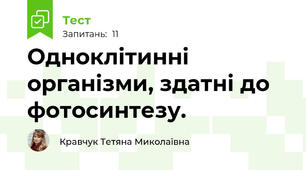 Одноклітинні організми, здатні до фотосинтезу.