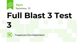 Full Blast 3 Test 3