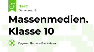 Massenmedien. Klasse 10