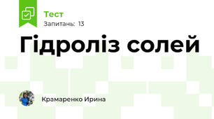 Гідроліз солей