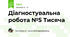 Діагностувальна робота №5 Тисяча