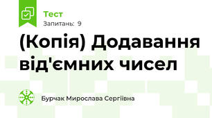 (Копія) Додавання від'ємних чисел