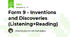 Form 9 - Inventions and Discoveries (Listening+Reading)