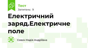 Електричний заряд.Електричне поле