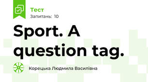 Sport. A question tag.