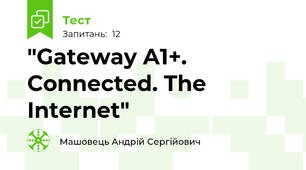 "Gateway A1+. Connected. The Internet"