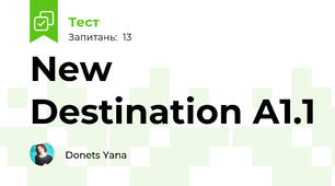 New Destination A1.1