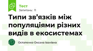 Типи зв’язків між популяціями різних видів в екосистемах
