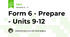 Form 6 - Prepare - Units 9-12
