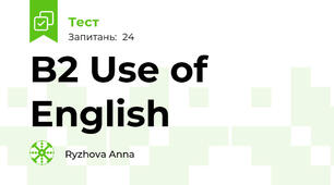 B2 Use of English