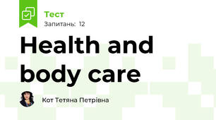 Health and body care