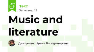  Music and literature