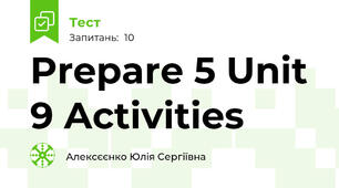 Prepare 5 Unit 9 Activities