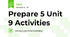 Prepare 5 Unit 9 Activities