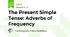 The Present Simple Tense: Adverbs of Frequency