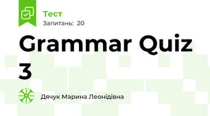 Grammar Quiz 3