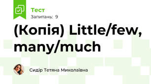(Копія) Little/few, many/much