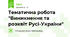 Тематична робота "Виникнення та розквіт Русі-України"