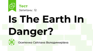 Is The Earth In Danger?