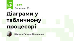 Діаграми у табличному процесорі