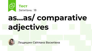 as...as/ comparative adjectives
