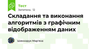 Складання та виконання алгоритмів з графічним відображенням даних