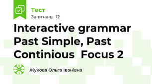  Interactive grammar  Past Simple, Past Continious  Focus 2