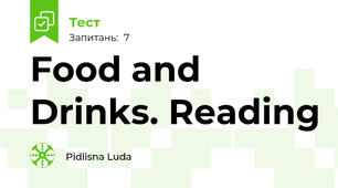Food and Drinks. Reading
