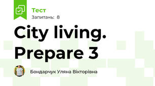 City living. Prepare 3