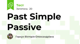 Past Simple Passive