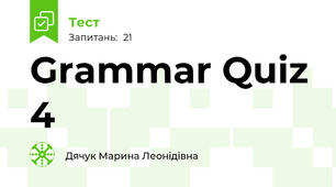 Grammar Quiz 4