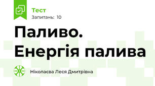 Паливо. Енергія палива