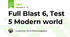 Full Blast 6, Test 5 Modern world
