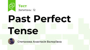 Past Perfect Tense