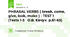 PHRASAL VERBS ( break, come, give, look, make ) - TEST 1 (Tests 1-5   О.В. Євчук  p.61-63) 