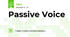 Passive Voice