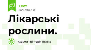 Лікарські рослини.