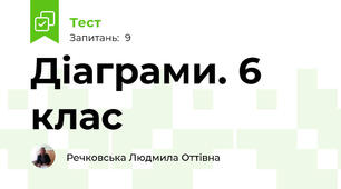 Діаграми. 6 клас
