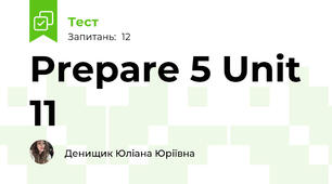 Prepare 5 Unit 11