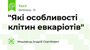 "Які особливості клітин евкаріотів"