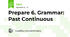 Prepare 6. Grammar: Past Continuous