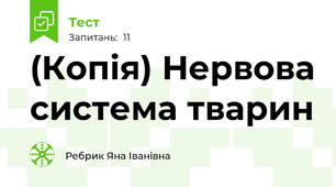 (Копія) Нервова система тварин
