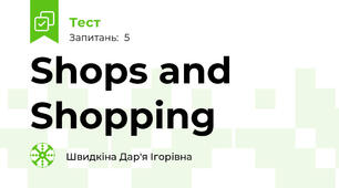 Shops and Shopping