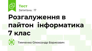 Розгалуження в пайтон  інформатика 7 клас