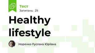 Healthy lifestyle