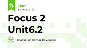 Focus 2 Unit6.2